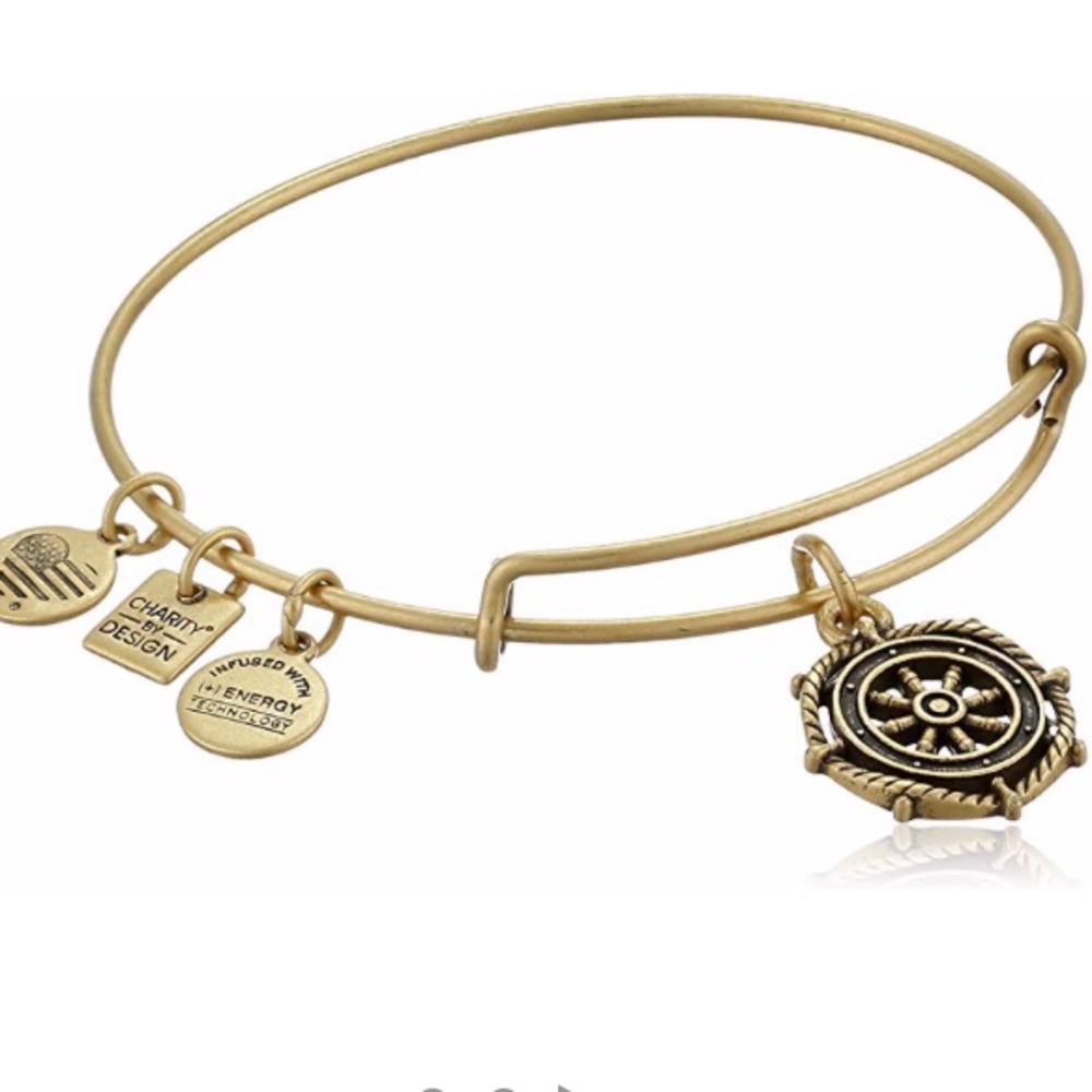 [Alex and Ani] Wagon Wheel Bangle